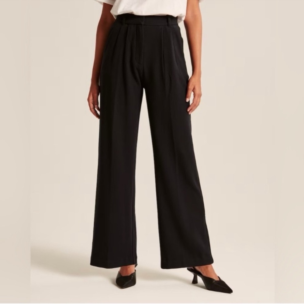 Abercrombie And Fitch Brushed Women's Wide-Leg Trousers